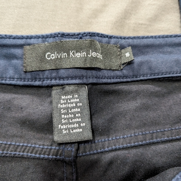 Calvin Klein Navy jeans size 16 - Picture 5 of 8